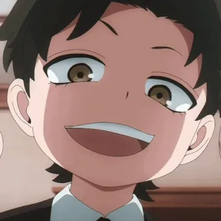 🍪 anime, boy, smiling, character, cartoon telegram sticker