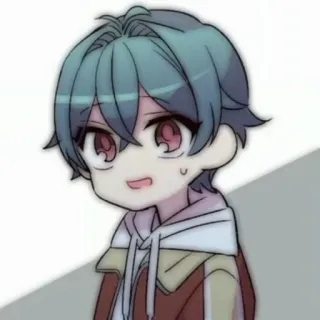 💬 Anime, Chibi, Mono, Dibujos animados telegram sticker