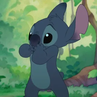 ❣️ Stitch Lilo & Stitch Stitch, Obcy, słodki, kreskówka, Disney telegram sticker