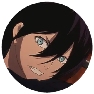 😜 Yato Noragami 动漫, 野良神, 夜斗, 神, 角色, 动画, 漫画 whatsapp sticker