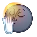 🙏 ง่วง, นอน, พระจันทร์, กลางคืน, อีโมจิ, เงียบ, ชู่ว, หลับ telegram sticker