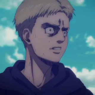 👾 Falco Grice Attack on Titan アニメ, マンガ, キャラクター, ファルコ・グライス, 進撃の巨人 whatsapp sticker