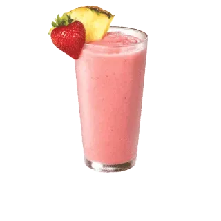 🍹 bebida, batido, fresa, piña, refrescante, fruta, bebida telegram sticker