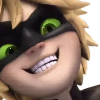😸 Cat Noir Miraculous: Tales of Ladybug & Cat Noir 瓢虫少女, 黑猫诺儿, 卡通, 动漫 whatsapp sticker