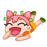 😄 Cartoon, Fröhlich, Niedlich, Figur telegram sticker