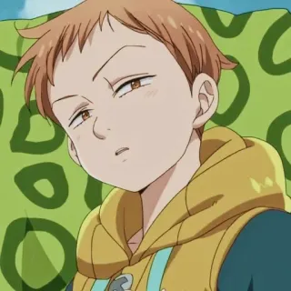 ✨ King The Seven Deadly Sins Anime, Raja, The Seven Deadly Sins, Raja Peri, Karakter anime telegram sticker