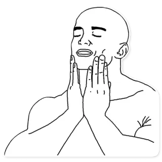😊 pria, facepalm, kecewa, khawatir, stres, frustrasi whatsapp sticker