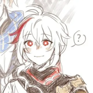 🙂 Kaedehara Kazuha Genshin Impact 动漫, 游戏, 原神, 枫原万叶, 同人 telegram sticker