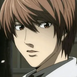 ⚖ Light Yagami Death Note Anime, Mort, Death Note, Light, Yagami telegram sticker