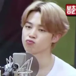 🌷 Jimin Jimin, BTS, K-pop, cantante, ídolo, masculino, persona whatsapp sticker