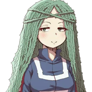 😊 Ms. Joke My Hero Academia Anime, My Hero Academia, Ms. Joke, Eroe, Sorriso, Cartone animato whatsapp sticker