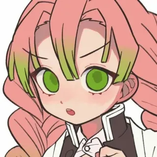 💕 Mitsuri Kanroji Demon Slayer anime, demon slayer, mitsuri kanroji, character, cute, manga, art telegram sticker
