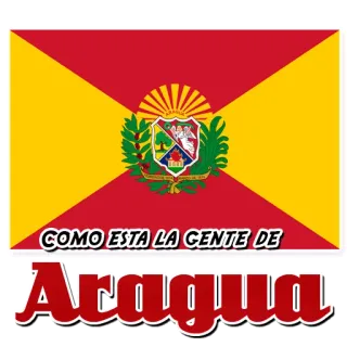 🇻🇪 COMO ESTA LA GENTE DE
Aragua Aragua, Venezuela, bendera, bendera Venezuela, wilayah, negara bagian whatsapp sticker