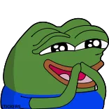 😃 Pepe the Frog pepe, grenouille, mème, suffisant, complot whatsapp sticker