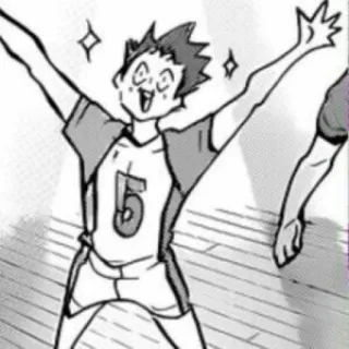 [ 🖇 Haikyu Manga 🖇 ] whatsapp stickers