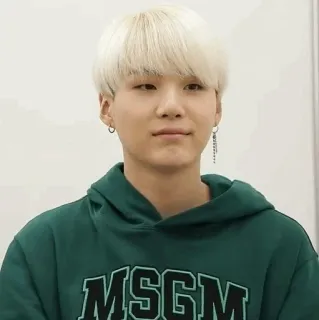 😏 MSGM kpop, min yoongi, bts, singer, person, man telegram sticker