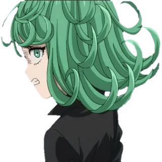 😬 Tatsumaki One-Punch Man Аниме, Тацумаки, Эспер, Ванпанчмен, Сайтама, Героиня telegram sticker