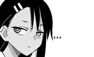 😑 Nagatoro Don't Toy with Me, Miss Nagatoro Ahhhh Anime, Manga, Nagatoro, Molesta, Personaje telegram sticker