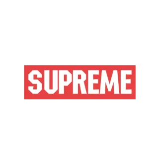 🔺 SUPREME supreme, marke, mode, rot, logo, streetwear telegram sticker