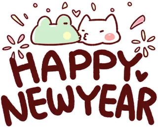 Lazynfatty - Christmas Frog :: @line_stickers telegram stickers