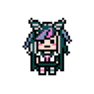 👾 Pixelkunst, Anime, Charakter, Süß telegram sticker