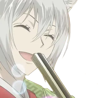 😄 Tomoe Kamisama Kiss Anime, Rubah, Kitsune, Tomoe, Kamisama Kiss telegram sticker