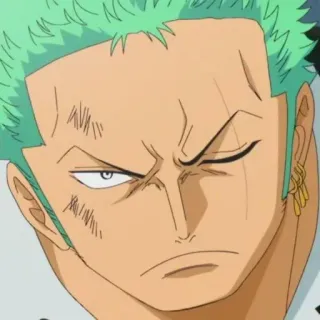 🌽 Zoro One Piece anime, one piece, zoro, roronoa zoro, swordsman, character telegram sticker