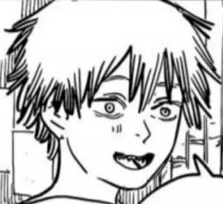 😄 Denji Chainsaw Man anime, manga, chainsaw man, denji, character telegram sticker