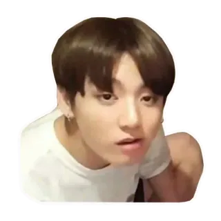🥴 Jungkook kpop, cantante, maschio, persona, jungkook telegram sticker