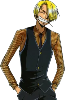 🚬 Sanji One Piece อนิเมะ, วันพีช, ซันจิ, ตัวละคร, กุ๊ก, มังงะ telegram sticker