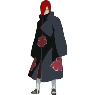 🥵 Nagato Naruto อนิเมะ, แสงอุษา, เพน, ผมสีแดง, ตัวละคร whatsapp sticker