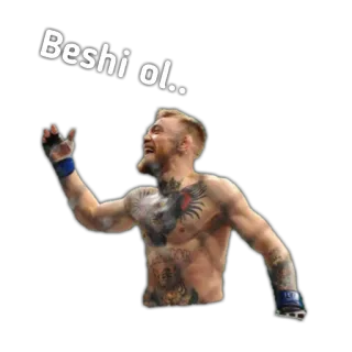 👋 Conor McGregor Beshi ol.. UFC, MMA, боец, спорт, Конор Макгрегор whatsapp sticker