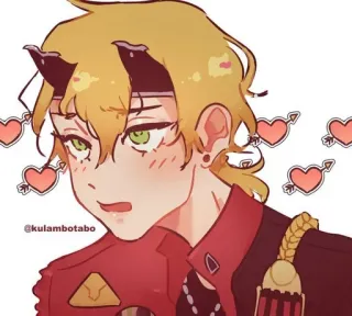 🍁 Thoma @kulambotabo 动漫, 游戏, 原神, 托马, 角色, 粉丝创作 telegram sticker