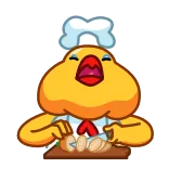 Cocky Cook telegram stickers