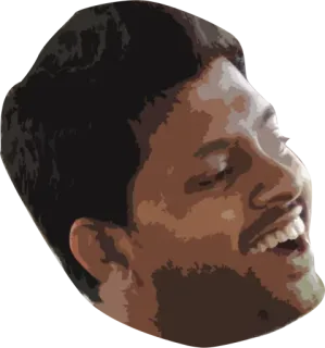😄 person, portrait, man, face, head, cartoon telegram sticker