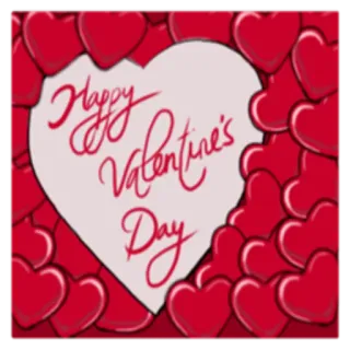 📆 Happy Valentine's Day Dia dos Namorados, corações, amor, feriado, saudação, romântico, celebração telegram sticker