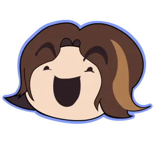 😄 dessin animé, joyeux, sourire, animé, illustration telegram sticker