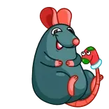 Mr. Rat telegram stickers