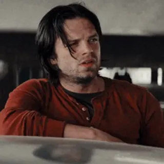 😐 Bucky Barnes Баки Барнс, Marvel, Себастиан Стэн, Зимний Солдат telegram sticker