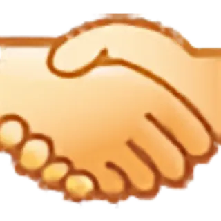 🤝 handshake, deal, agreement, collaboration, friendship, business, icon telegram sticker