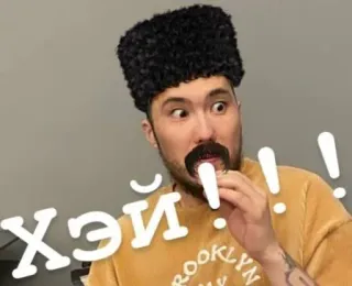 💂‍♀️ Хэй!! 男, 帽子, ロシア人, 人, 文化, ひげ, 面白い telegram sticker