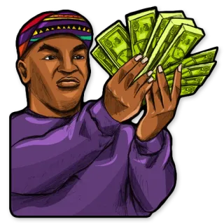 💵 dinheiro, grana, riqueza, dólares, sucesso, finanças telegram sticker