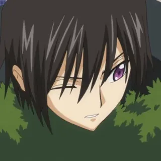 🥀 Lelouch Lamperouge Code Geass Anime, Lelouch, Code Geass, Personaggio, Manga whatsapp sticker