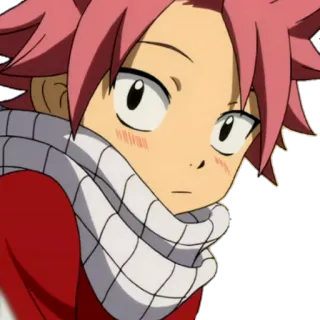 😕 Natsu Dragneel Fairy Tail Anime, Fairy Tail, Natsu, Natsu Dragneel, Personagem de anime telegram sticker