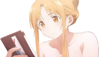 🙂 Asuna Sword Art Online Anime, Sword Art Online, Asuna, Personagem, Garota, Ficção telegram sticker