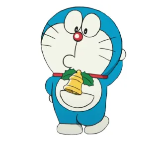 😎 Doraemon Doraemon, dessin animé, animé, cloche, chat robot whatsapp sticker