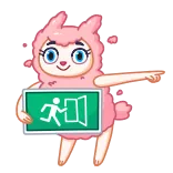 Cloudia telegram stickers