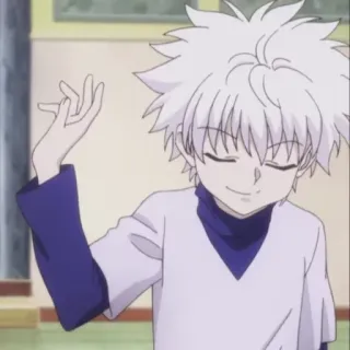 😌 Killua Zoldyck Hunter x Hunter Killua, Hunter x Hunter, Anime, Manga, Weißes Haar, Anime Junge, Charakter telegram sticker