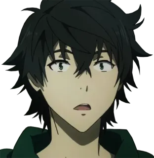 😦 Naofumi Iwatani Rising of the Shield Hero Anime, Charakter, Naofumi, Rising of the Shield Hero whatsapp sticker