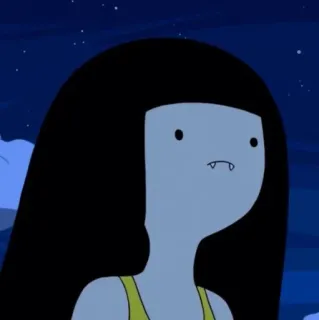 🖤 Marceline Adventure Time cartoon, vampire, marceline, adventure time whatsapp sticker